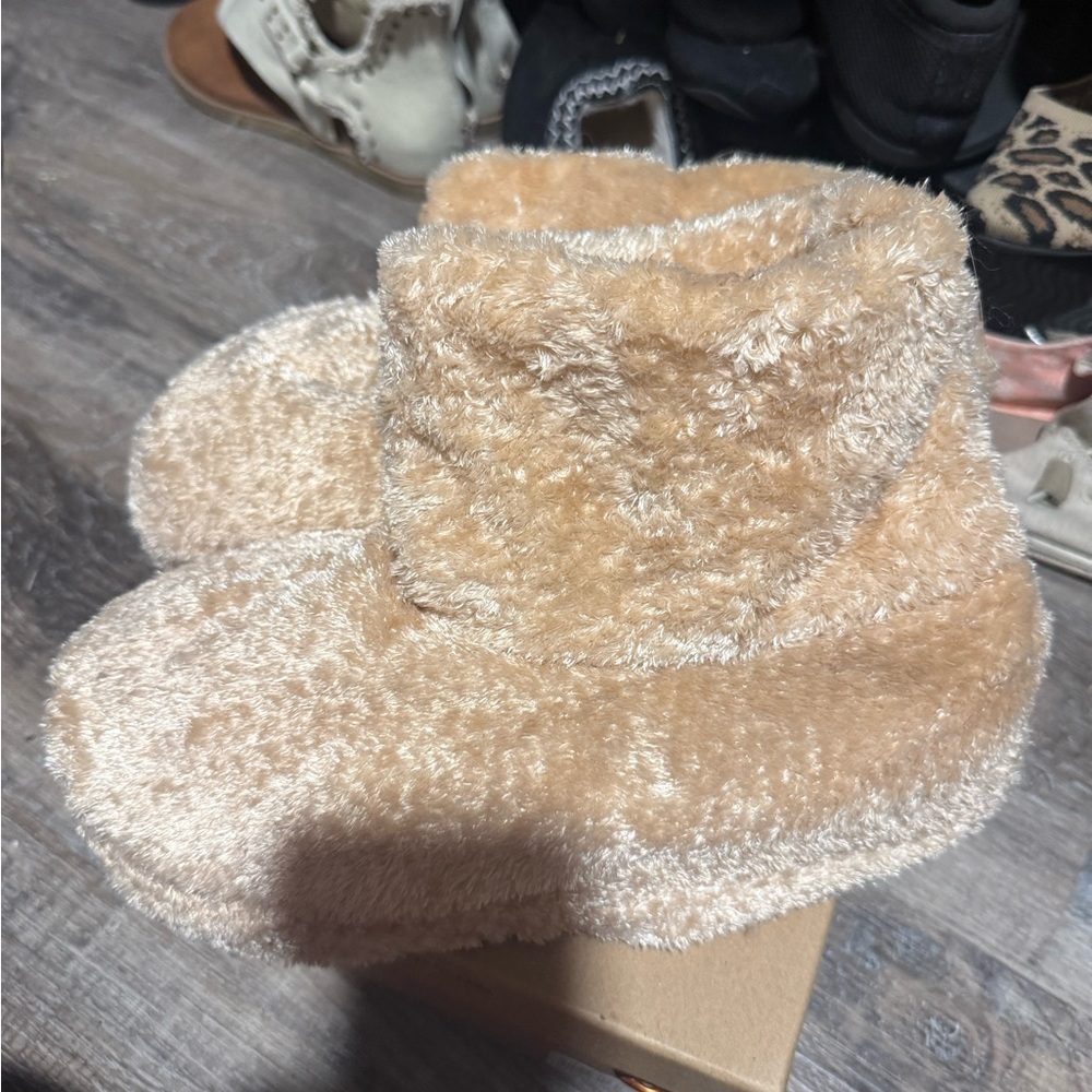 Cozy Fuzzy Slipper Massage Boots